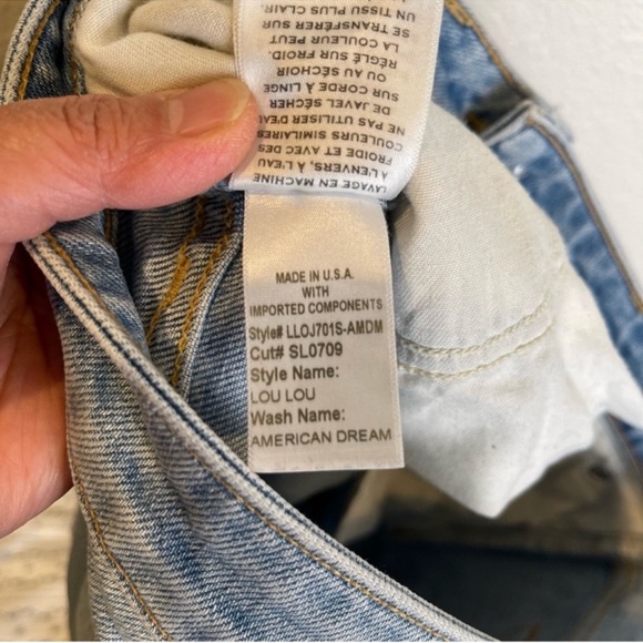SLVRLAKE Women Lou Lou Slim Jeans Size 27 Light Wash Denim American Dream - Picture 9 of 11